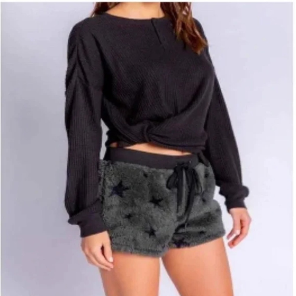 NWT PJ Salvage Cozy Star Shorts Size M